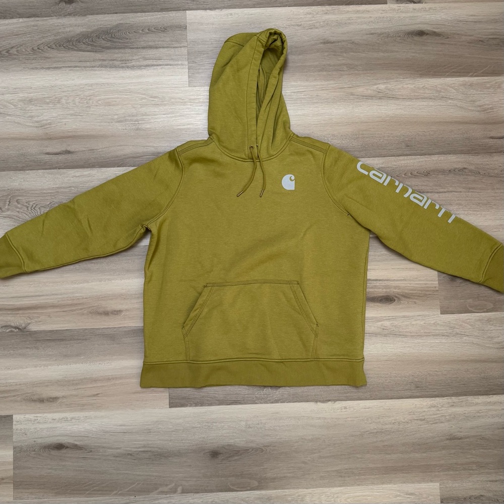 Carhartt Relaxed Fit Midweight Logo Sleeve Graphic Hoodie Women’s 2XL
